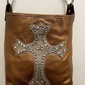 RAVIANI  Garland Swarovski Cross Purse